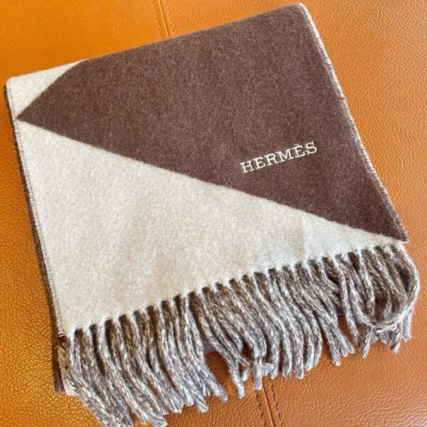 Sciarpa geometrica in cashmere Hermes Sciarpa per bambini in puro cashmere 100
