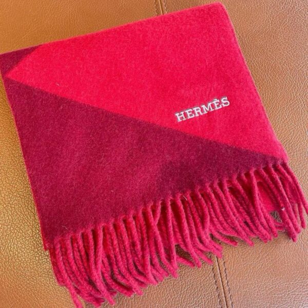 Sciarpa geometrica in cashmere Hermes Sciarpa per bambini in puro cashmere 100
