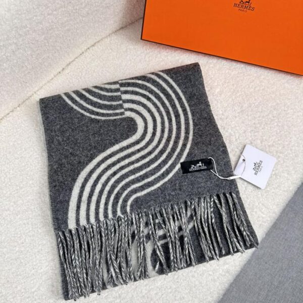 replica,repliche,fake,1:1,earrings,bracelet,ring,jewelry Sciarpa in cashmere nuova curva HERMES