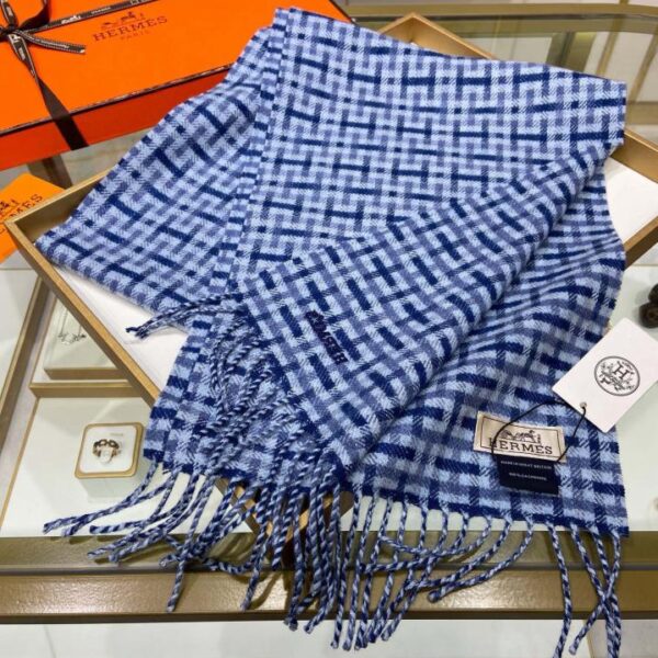 Sciarpa in cashmere da uomo Hermès Scottish H Scarf