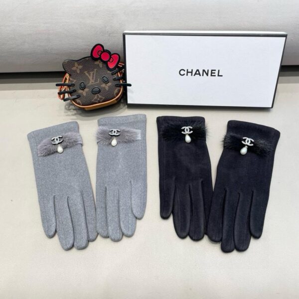 replica,repliche,fake,1:1,earrings,bracelet,ring,jewelry Guanti in lana nuova Chanel