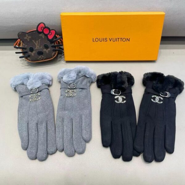 replica,repliche,fake,1:1,earrings,bracelet,ring,jewelry Guanti Chanel in lana nuova
