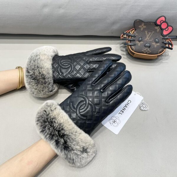 replica,repliche,fake,1:1,earrings,bracelet,ring,jewelry Chanel Guanti in pelle di pecora Lazy Rabbit autunno e inverno Touch screen per telefono cellulare