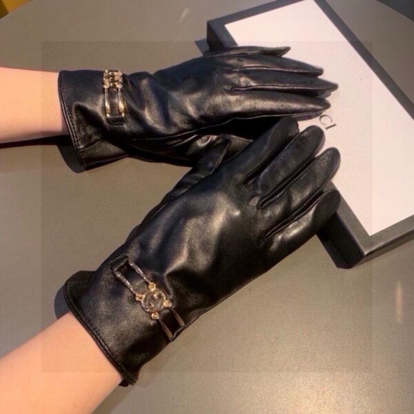 replica,repliche,fake,1:1,earrings,bracelet,ring,jewelry Guanti Gucci new touch Guanti in pelle di pecora premium con fiocco a forma di U
