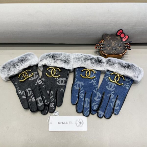 replica,repliche,fake,1:1,earrings,bracelet,ring,jewelry Chanel autunno e inverno pigro coniglio guanti di pelle di pecora cellulare touch screen