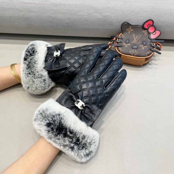 replica,repliche,fake,1:1,earrings,bracelet,ring,jewelry Chanel Guanti in pelle di pecora Lazy Rabbit autunno e inverno Touch screen per telefono cellulare