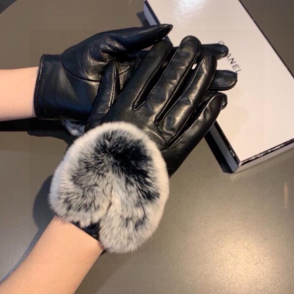 replica,repliche,fake,1:1,earrings,bracelet,ring,jewelry Guanti Chanel Love Autunno e Inverno Lazy Rabbit in pelle di pecora per cellulare Touch Screen