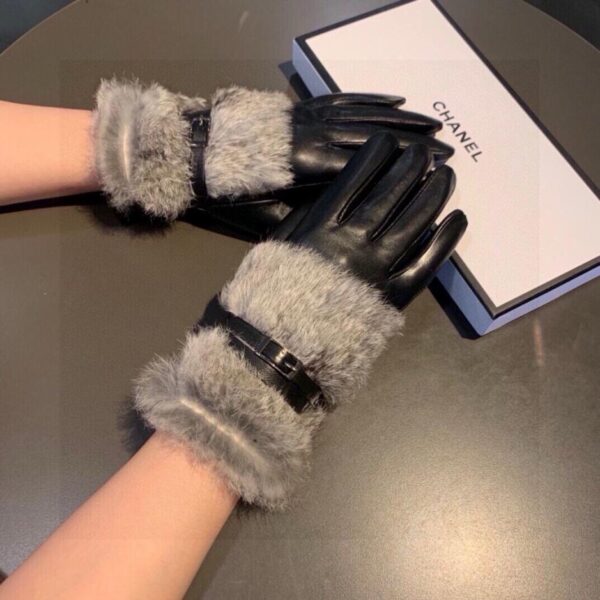 replica,repliche,fake,1:1,earrings,bracelet,ring,jewelry Chanel Guanti in pelle di pecora Lazy Rabbit autunno e inverno Touch screen per telefono cellulare