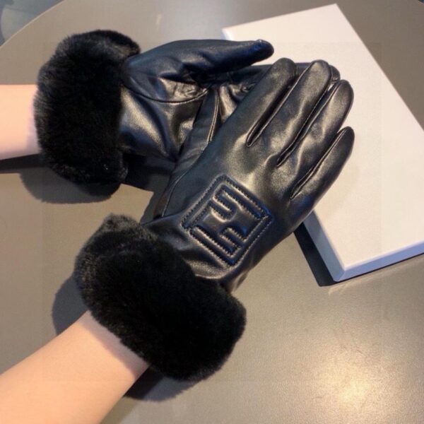 replica,repliche,fake,1:1,earrings,bracelet,ring,jewelry FENDI guanti ricamati in pelle di pecora coniglio pigro autunno e inverno touch screen per cellulare