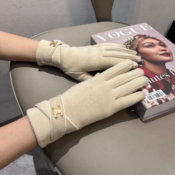 replica,repliche,fake,1:1,earrings,bracelet,ring,jewelry Guanti in lana nuova Celine Counter