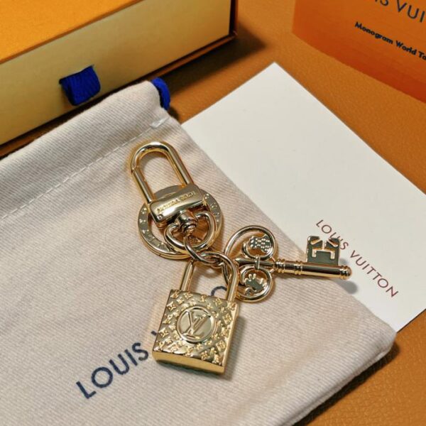 replica,repliche,fake,1:1,earrings,bracelet,ring,jewelry Nuovo design della catena con ciondolo per borsa con serratura LV (AA42)