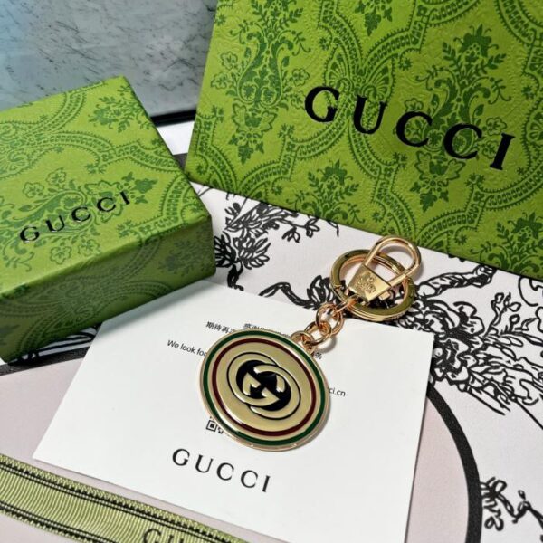 replica,repliche,fake,1:1,earrings,bracelet,ring,jewelry Ciondolo portachiavi per auto con decorazione borsa Gucci (1F60)