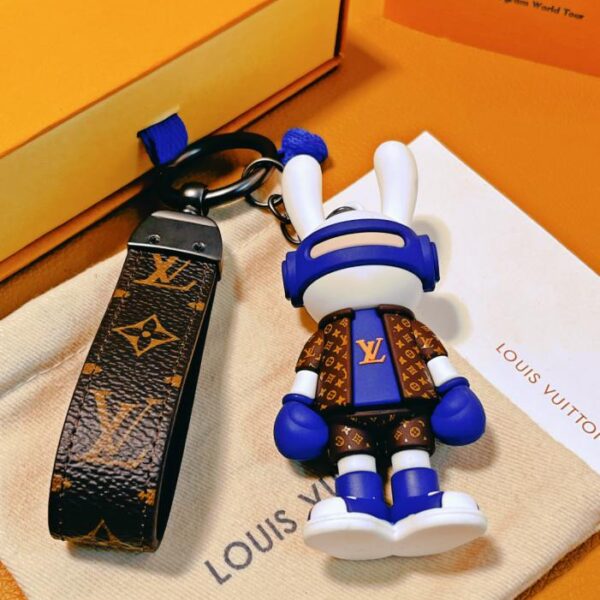 replica,repliche,fake,1:1,earrings,bracelet,ring,jewelry LV Rabbit Doll Portachiavi Decorazione Ornamento Luce Lussuosa Atmosfera Accessori (19F7)