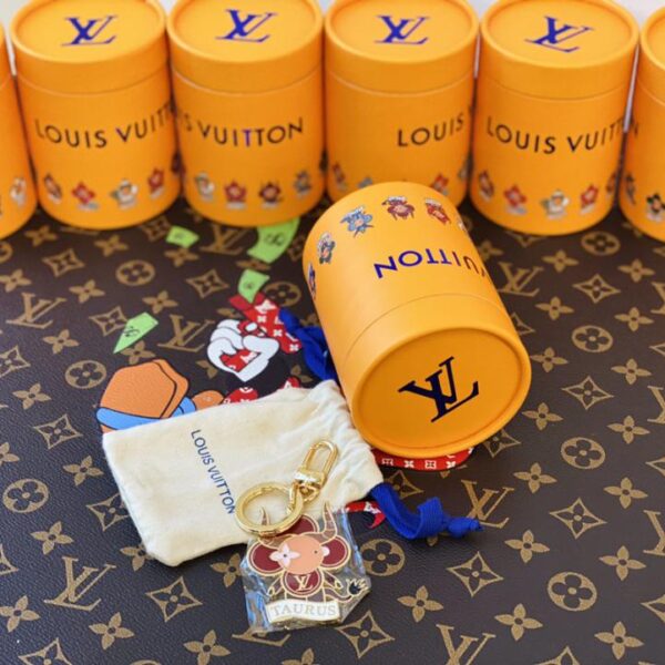 replica,repliche,fake,1:1,earrings,bracelet,ring,jewelry Portachiavi LV Zodiaco-Toro️Dettagli Actual Shot (F35F)