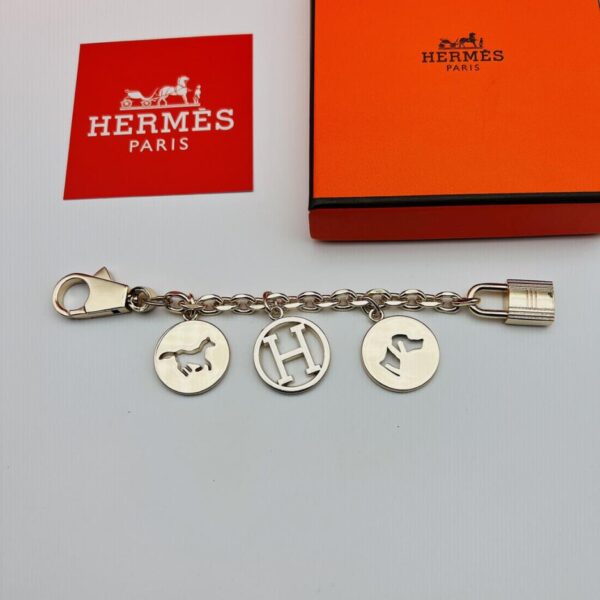 replica,repliche,fake,1:1,earrings,bracelet,ring,jewelry Catena per borsa HERMES Portachiavi con ciondolo borsa Rodeo pegase (CB4F)
