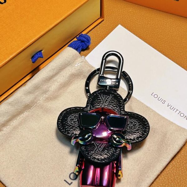 replica,repliche,fake,1:1,earrings,bracelet,ring,jewelry M69479 Portachiavi Girasole Viola (2DD0)
