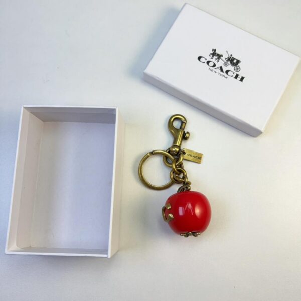 replica,repliche,fake,1:1,earrings,bracelet,ring,jewelry Il ciondolo a forma di mela Coach è fantastico indipendentemente da come lo indossi, è pesante e ha una consistenza, (B207)