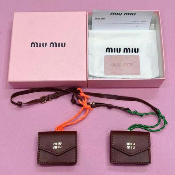 replica,repliche,fake,1:1,earrings,bracelet,ring,jewelry Portachiavi MiuMiu in vacchetta (704F)