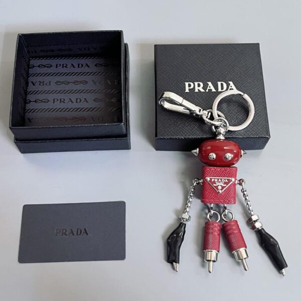 replica,repliche,fake,1:1,earrings,bracelet,ring,jewelry Prada portachiavi robot sito ufficiale modello!919018(24D5)