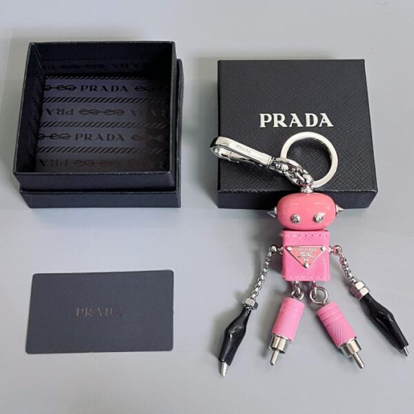 replica,repliche,fake,1:1,earrings,bracelet,ring,jewelry Prada portachiavi robot sito ufficiale modello!919018(85B6)