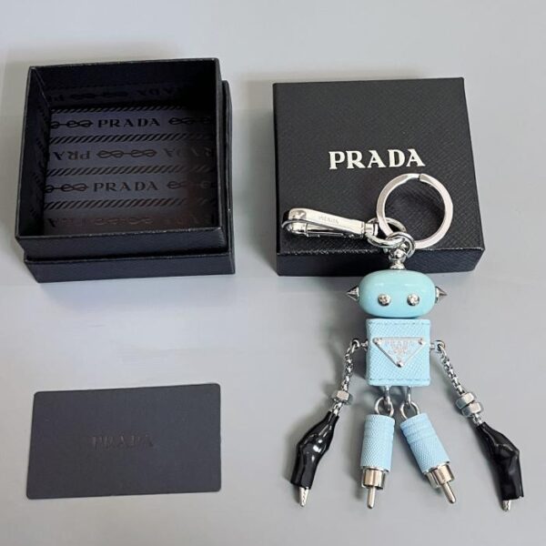 replica,repliche,fake,1:1,earrings,bracelet,ring,jewelry Prada Robot Portachiavi Sito Ufficiale Modello 919018(A83F)