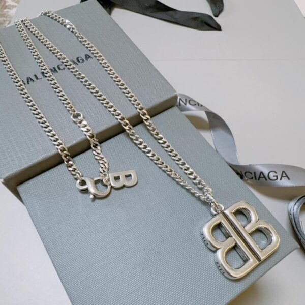 replica,repliche,fake,1:1,earrings,bracelet,ring,jewelry Nuova collana Balenciaga (D09F)
