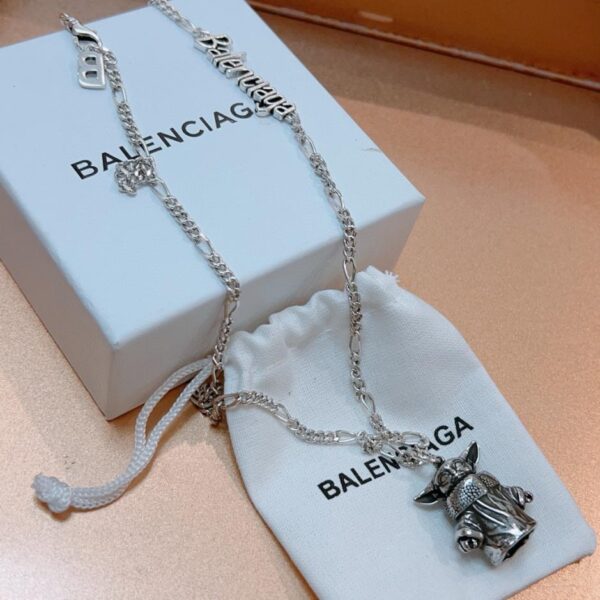 replica,repliche,fake,1:1,earrings,bracelet,ring,jewelry Nuova collana Balenciaga (DF6B)