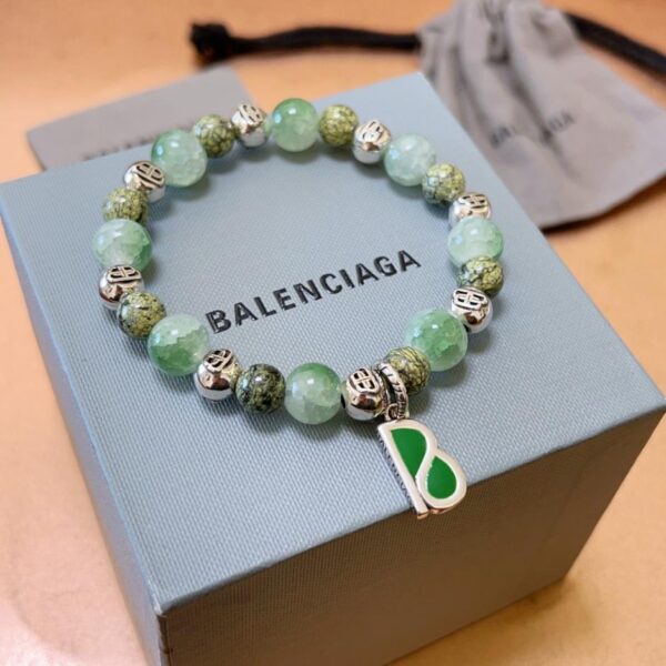 replica,repliche,fake,1:1,earrings,bracelet,ring,jewelry Bracciale Balenciaga in pietra naturale per uomo e donna (4EEA)