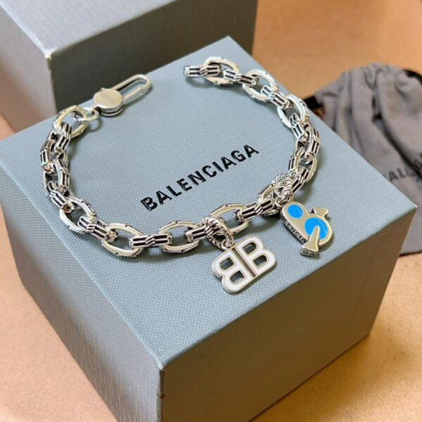 replica,repliche,fake,1:1,earrings,bracelet,ring,jewelry Balenciaga Bracciale Balenciaga da uomo (32B3)