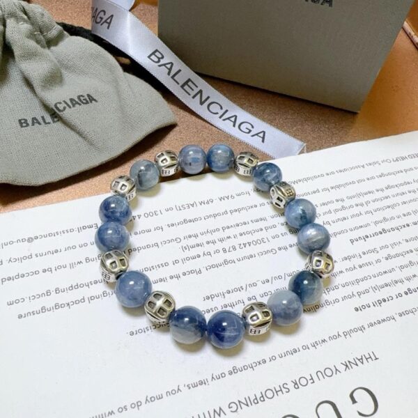 replica,repliche,fake,1:1,earrings,bracelet,ring,jewelry Bracciale Balenciaga Pietra Scintillante Naturale per Uomo e Donna (F059)