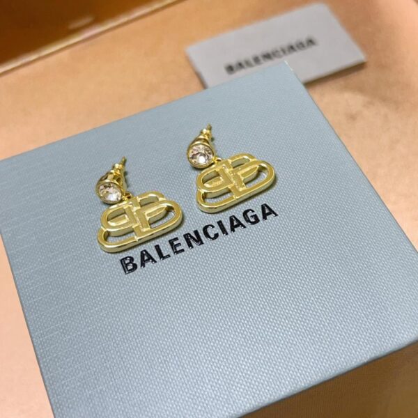 replica,repliche,fake,1:1,earrings,bracelet,ring,jewelry BALENCIAGA orecchini orecchini stile borsa (3F98)