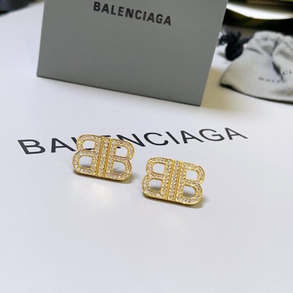 replica,repliche,fake,1:1,earrings,bracelet,ring,jewelry Orecchini BALENCIAGA contatore sincronizzazione (83A6)