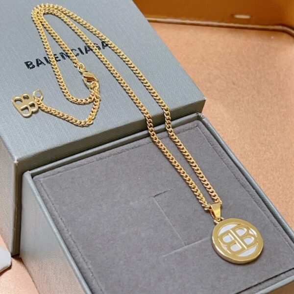 replica,repliche,fake,1:1,earrings,bracelet,ring,jewelry Nuova collana Balenciaga (515B)