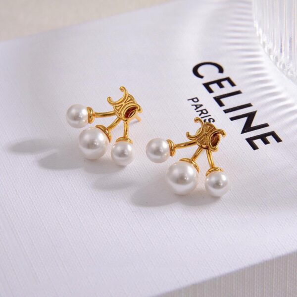 replica,repliche,fake,1:1,earrings,bracelet,ring,jewelry Nuovi orecchini Celine (48FE)