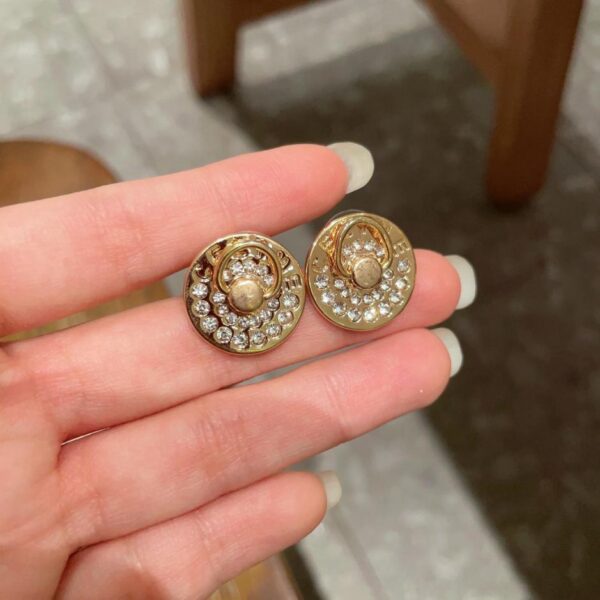 replica,repliche,fake,1:1,earrings,bracelet,ring,jewelry Orecchini Celine materiale ottone (0FD2)