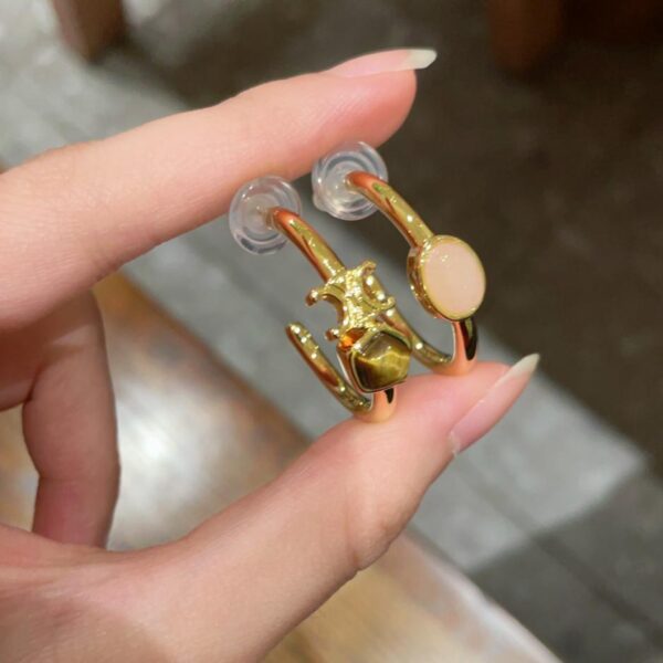 replica,repliche,fake,1:1,earrings,bracelet,ring,jewelry Orecchini Celine (6EEB)