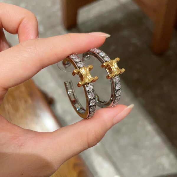 replica,repliche,fake,1:1,earrings,bracelet,ring,jewelry Orecchini Celine.(C93C)