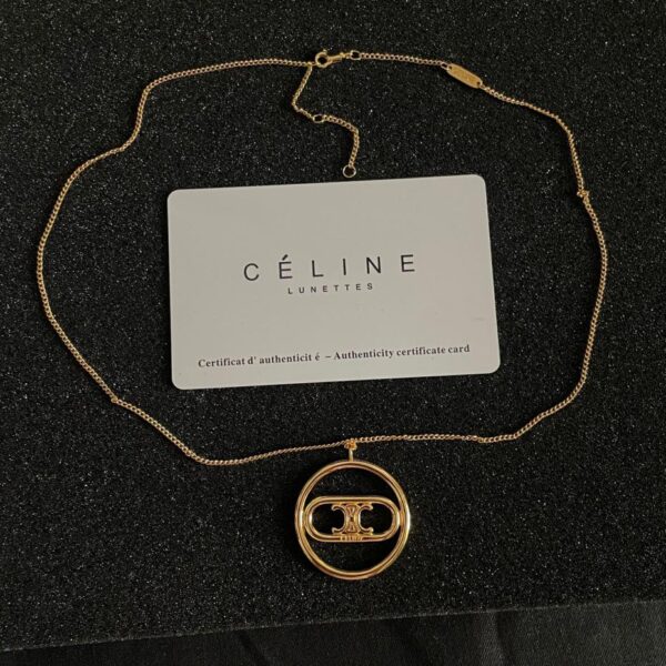 replica,repliche,fake,1:1,earrings,bracelet,ring,jewelry Collana Celine.(7CB0)