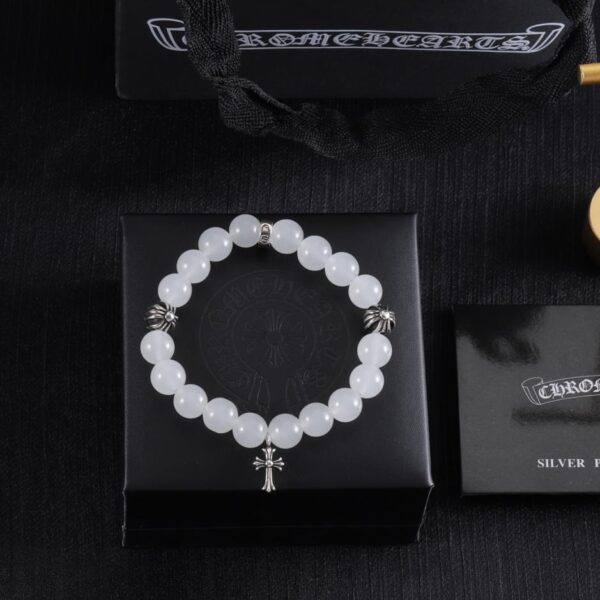 replica,repliche,fake,1:1,earrings,bracelet,ring,jewelry  Bracciale con cuori cromati(2866)