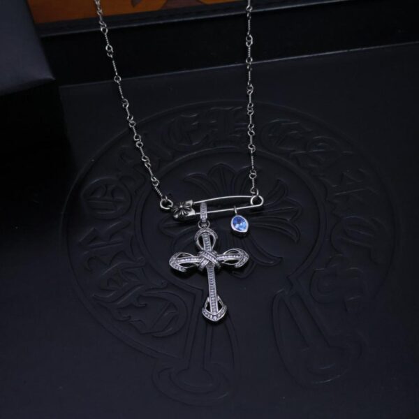 replica,repliche,fake,1:1,earrings,bracelet,ring,jewelry Cuori cromati ️Collana (8AE5)