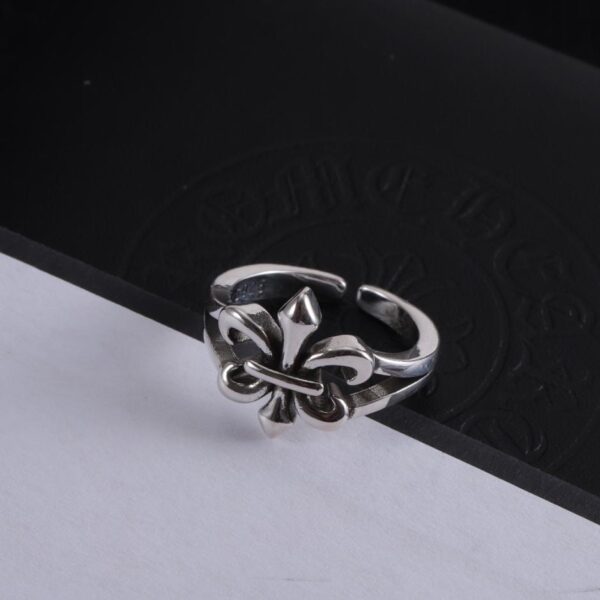 replica,repliche,fake,1:1,earrings,bracelet,ring,jewelry  Anello con cuori cromati(439C)