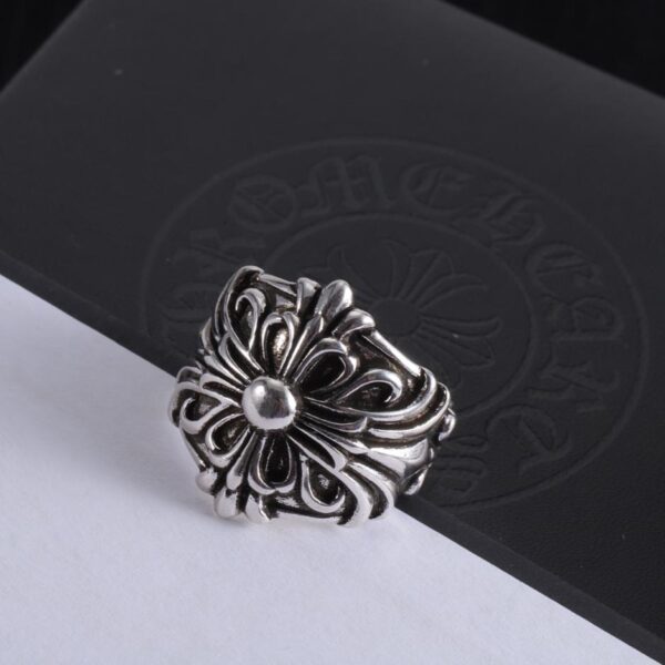 replica,repliche,fake,1:1,earrings,bracelet,ring,jewelry  Anello con cuori cromati (7CA4)