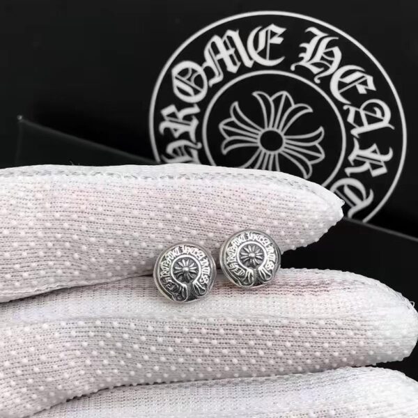 replica,repliche,fake,1:1,earrings,bracelet,ring,jewelry Orecchini plug per orecchio con croce e cuore di corvo per uomo e donna (4131)