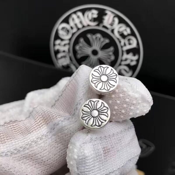 replica,repliche,fake,1:1,earrings,bracelet,ring,jewelry Orecchini plug per orecchio con croce e cuore di corvo per uomo e donna (C91C)