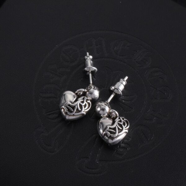 replica,repliche,fake,1:1,earrings,bracelet,ring,jewelry  Orecchini Cuori Cromati(138E)