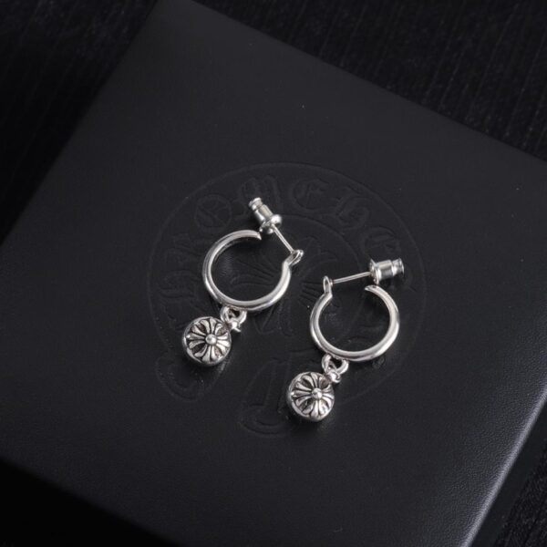 replica,repliche,fake,1:1,earrings,bracelet,ring,jewelry  Orecchini Cuori Cromati (80D2)