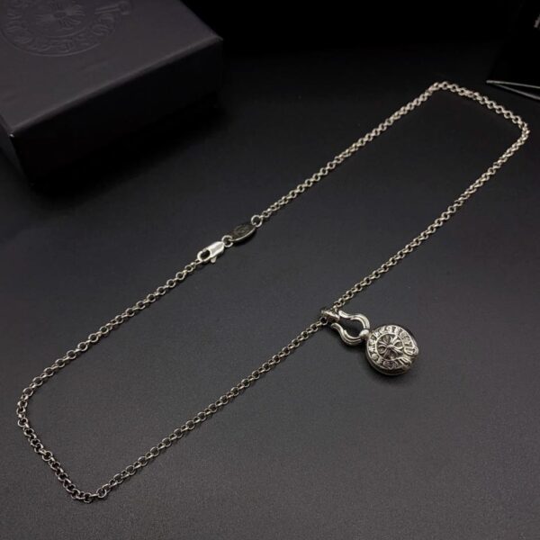 replica,repliche,fake,1:1,earrings,bracelet,ring,jewelry Collana con cuore di corvo (B64C)