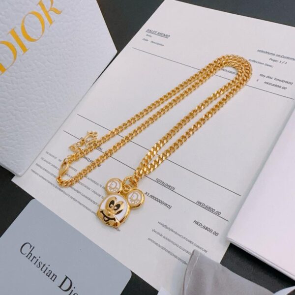 replica,repliche,fake,1:1,earrings,bracelet,ring,jewelry Collana DIOR New Counter Coppia Stile (2513)