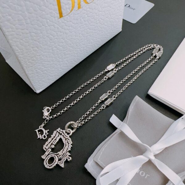 replica,repliche,fake,1:1,earrings,bracelet,ring,jewelry Collana DIOR New Counter Coppia Stile (6364)