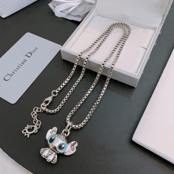 replica,repliche,fake,1:1,earrings,bracelet,ring,jewelry Collana DIOR New Counter Coppia Stile (D786)